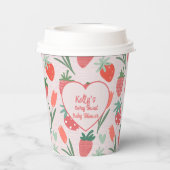 Berry Sweet Strawberry Baby Shower Paper Cup 紙コップ (裏面)