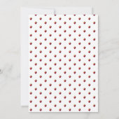 Berry Sweet Strawberry Birthday Invitation  招待状 (裏面)