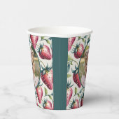 Berry Sweet Strawberry Birthday Photo 紙コップ (右)