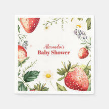 Berry Sweet Strawberry Girl Baby Shower