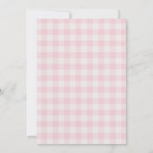 Berry Sweet Summer Strawberry Baby Shower 招待状 (裏面)