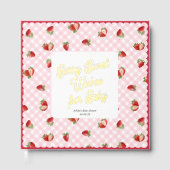 Berry Sweet Wishes for Baby-Baby Shower ゲストブック (正面)