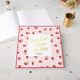 Berry Sweet Wishes for Baby-Baby Shower ゲストブック