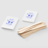 Berry two birthday blue berry add name date kids r ハンドファン (組立なし)