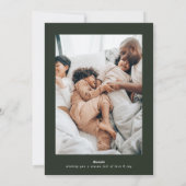 Berryful Botanicalクリスマスフォトフラットカード シーズンカード (裏面)