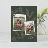 Berryful Botanical写真数々のクリスマスカード シーズンカード (スタンド正面)