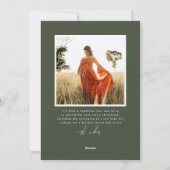 Berryful Botanical Patternクリスマスフォトカード シーズンカード (裏面)