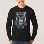 Berserk Bear Warrior Odin Runes Norse Compass Viki Tシャツ (正面)