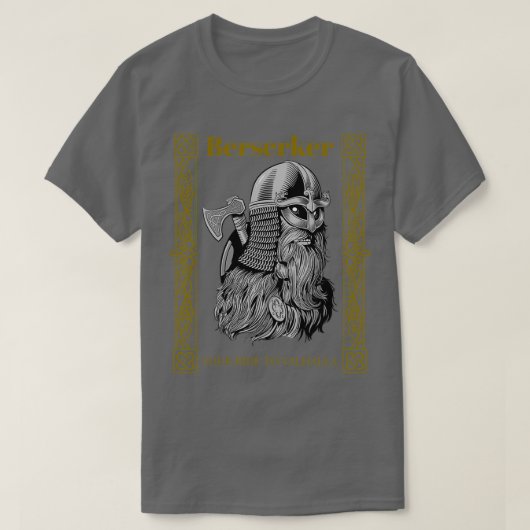 Berserker Viking Tシャツ (デザイン正面)