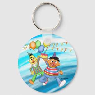 BertとErnie誕生日バルーン キーホルダー