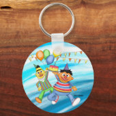 BertとErnie誕生日バルーン キーホルダー (正面)