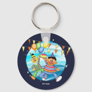 BertとErnie誕生日バルーン キーホルダー