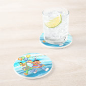 BertとErnie誕生日バルーン コースター (側面)