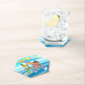 BertとErnie誕生日バルーン ペーパーコースター (インサイチュ)