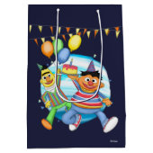 BertとErnie誕生日バルーン ミディアムペーパーバッグ (裏面)