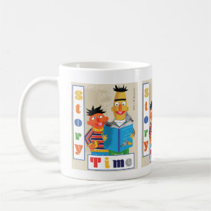 BertとErnie Story Time コーヒーマグカップ