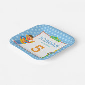 Bert and Ernie Birthday ペーパープレート (傾斜あり)