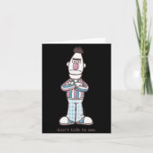 Bert Dont Talk To Me  カード (正面)