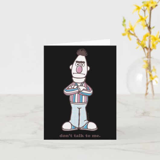 Bert Dont Talk To Me  カード (黄色い花)