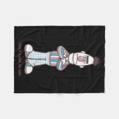 Bert Dont Talk To Me  フリースブランケット (正面(横))