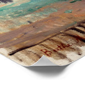 Berthe Morisotぶら下がったの洗濯物を乾かす ポスター (角)