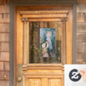 Berthe Morisot -さくらんぼピッカー ウィンドウサイン (ホームデコレーション)