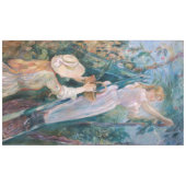 Berthe Morisot -さくらんぼピッカー テーブルクロス (正面(横))