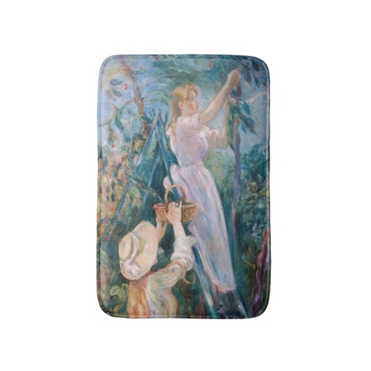 Berthe Morisot -さくらんぼピッカー バスマット (正面縦)