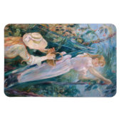 Berthe Morisot -さくらんぼピッカー マグネット (横)