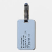 Berthe Morisot -さくらんぼピッカー ラゲッジタグ (裏面縦)