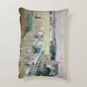 Berthe Morisot -ぶら下がった洗濯物を乾かす アクセントクッション (裏面(縦))