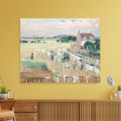 Berthe Morisot -ぶら下がった洗濯物を乾かす キャンバスプリント (インサイチュ (リビング))