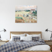 Berthe Morisot -ぶら下がった洗濯物を乾かす キャンバスプリント (インサイチュ (寝室))