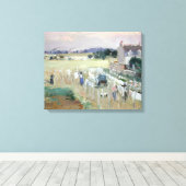 Berthe Morisot -ぶら下がった洗濯物を乾かす キャンバスプリント (インサイチュ (ウッドフロア))