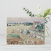 Berthe Morisot -ぶら下がった洗濯物を乾かす サンキューカード (スタンド正面)