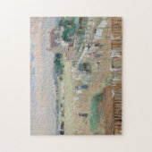 Berthe Morisot -ぶら下がった洗濯物を乾かす ジグソーパズル (縦)