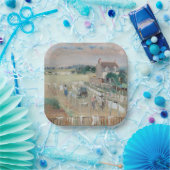 Berthe Morisot -ぶら下がった洗濯物を乾かす ペーパープレート (パーティー)