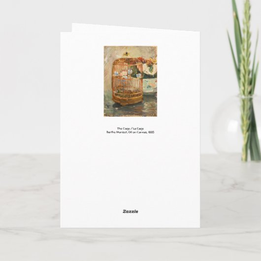 Berthe Morisot – ケージ カード (裏面)