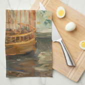 Berthe Morisot – ケージ キッチンタオル (四つ折り)