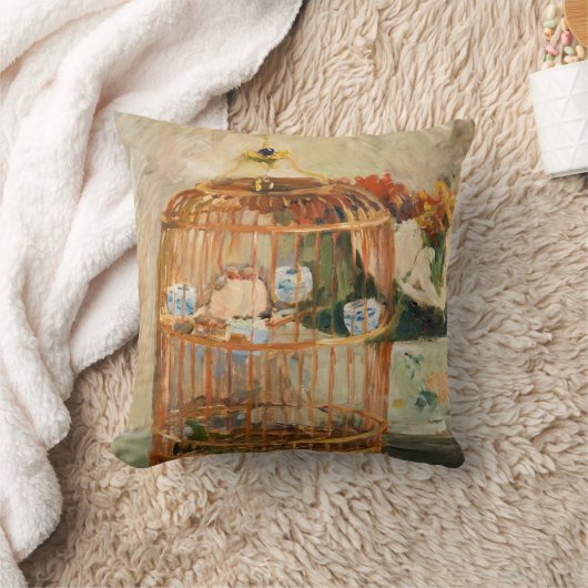 Berthe Morisot – ケージ クッション (ブランケット)