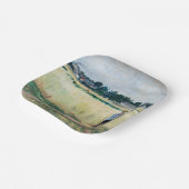 Berthe Morisot – ジュネビリエのホイートフィールドで ペーパープレート (傾斜あり)