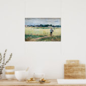 Berthe Morisot – ジュネビリエのホイートフィールドで ポスター (キッチン)