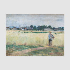 Berthe Morisot – ジュネビリエのホイートフィールドで 薄葉紙