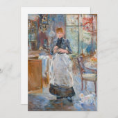 Berthe Morisot – ダイニングルーム サンキューカード (正面/裏面)