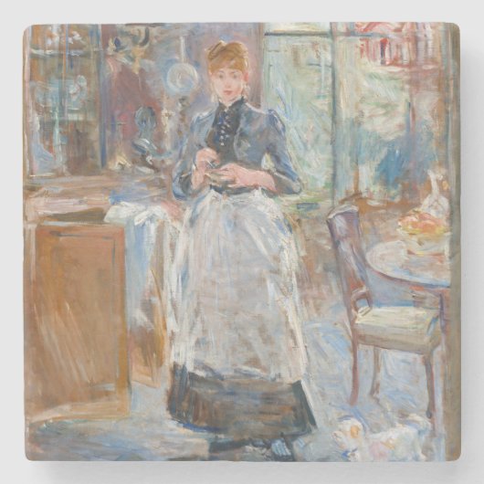 Berthe Morisot – ダイニングルーム ストーンコースター (正面)