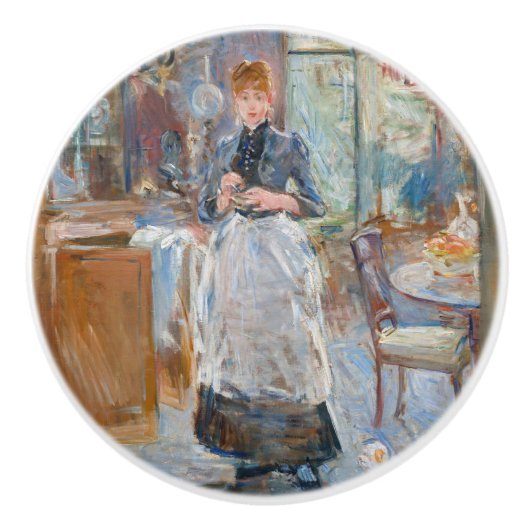 Berthe Morisot – ダイニングルーム セラミックノブ (正面)