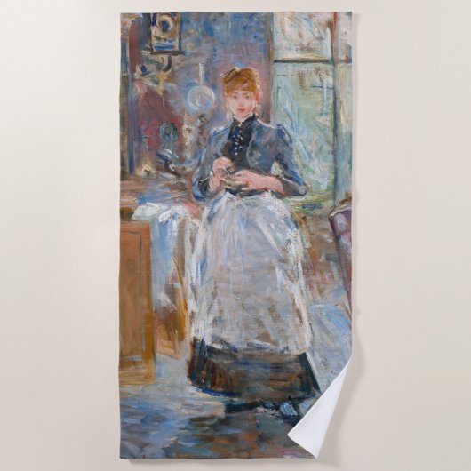 Berthe Morisot – ダイニングルーム ビーチタオル (正面)