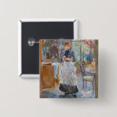 Berthe Morisot – ダイニングルーム 缶バッジ (正面&裏面)