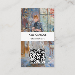 Berthe Morisot – ダイニングルーム – QRコード 名刺