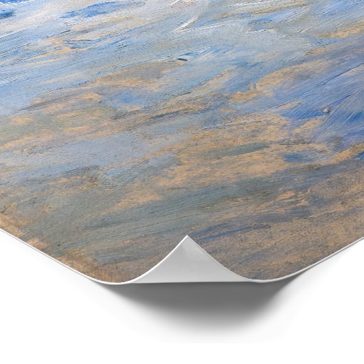 Berthe Morisot – ニース港 ポスター (角)